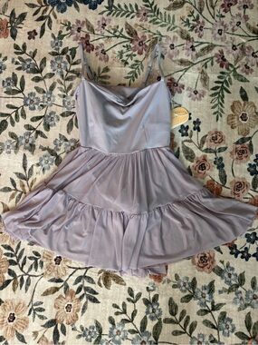 NWT Blogilates Purple Mini Ballerina Dress